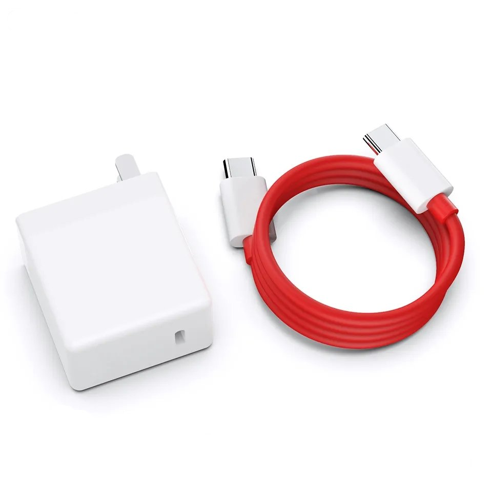 OnePlus 65W SuperVooc Fast Charger and PD Warp Adapter with Cable