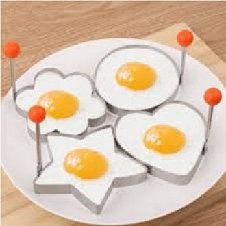 Fried Egg Mold Stainless Steel 304 Ring Egg Sandwich Cooker Kitchen Cookware Gadgets for Fun Breakfast Pancake English Muffins Shapes