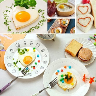 Fried Egg Mold Stainless Steel 304 Ring Egg Sandwich Cooker Kitchen Cookware Gadgets for Fun Breakfast Pancake English Muffins Shapes