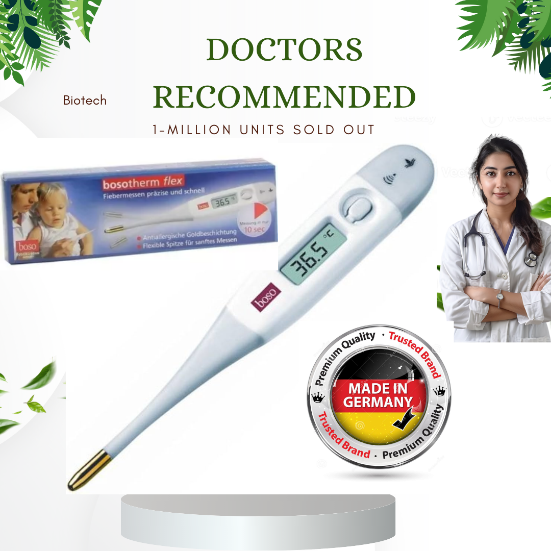 Digital Thermometer Medical Fever Thermometer | Fast-Reading Waterproof Flexible Tip Thermometer | Accurate Temperature Measurement
