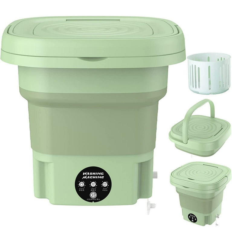 🧺 Mini Portable Foldable Washing Machine with Dryer – Compact Electric Washer for Baby & Travel Use