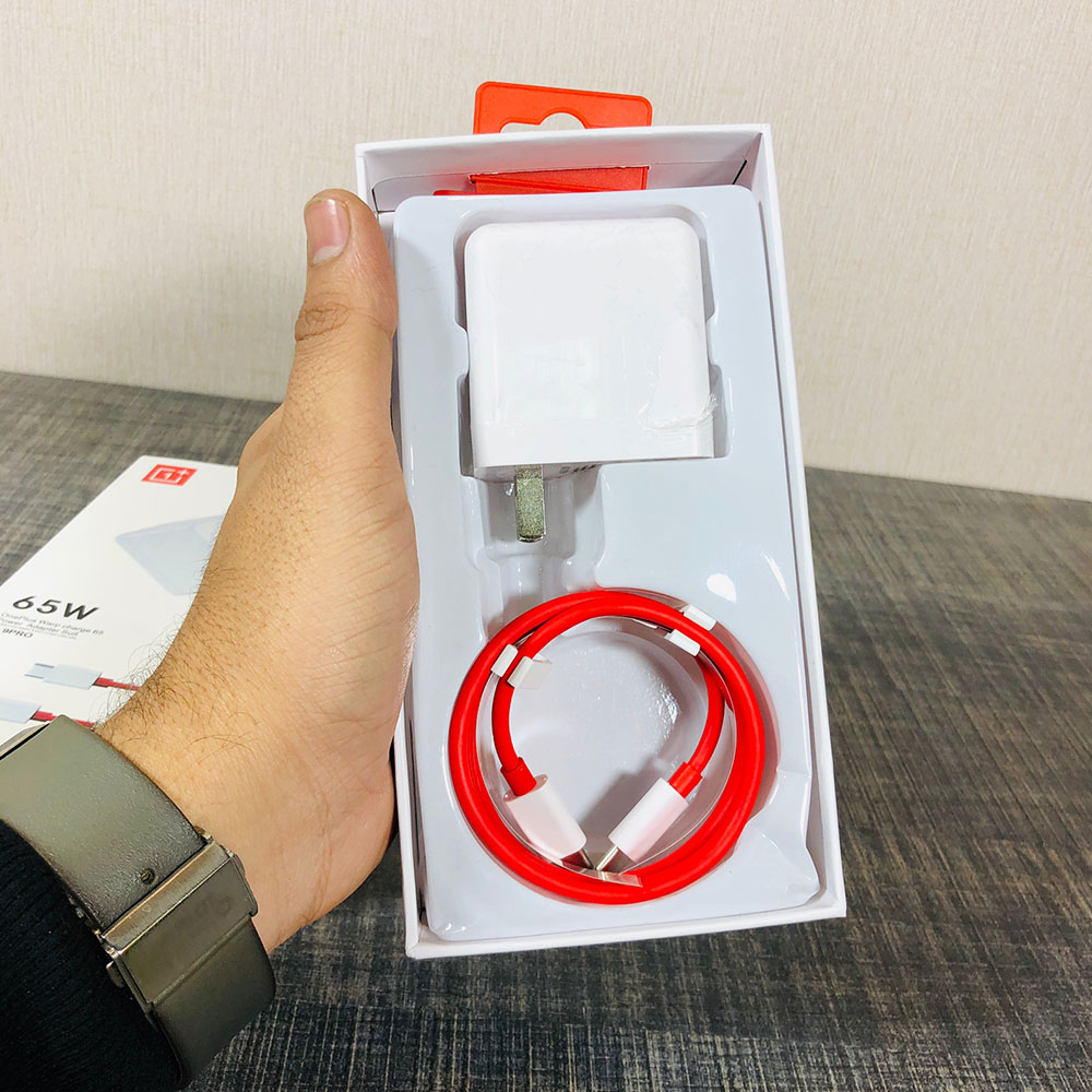 OnePlus 65W SuperVooc Fast Charger and PD Warp Adapter with Cable