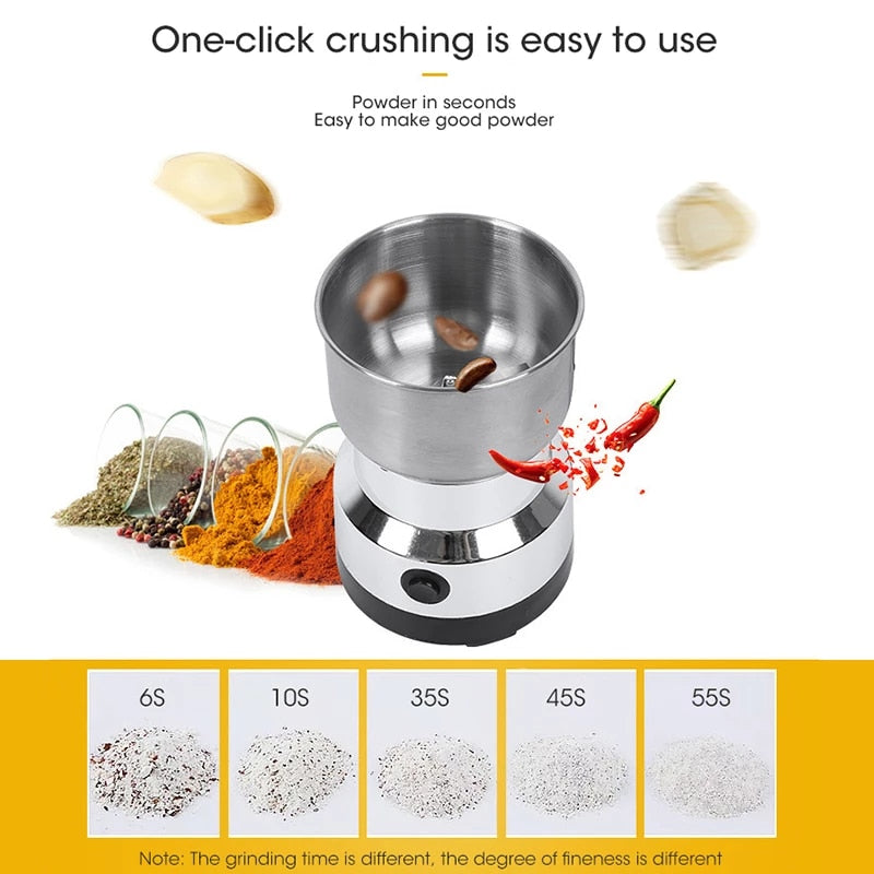 mini chopper - juicer machine - juicer blender machine - hand blender - Mini Grinder - Blender Electric Spice Grinder (VM-8300) Vitamax stainless Steel Electric Coffee Grinder and Blender VM-8300 Perfect Kitchen tool By Vitamax
