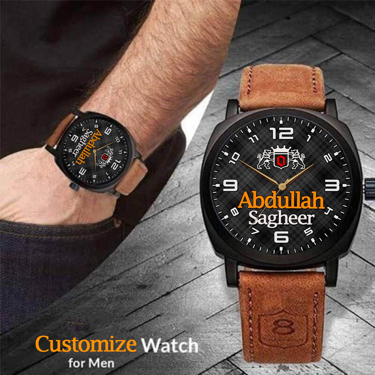Good Quality Customize Name Stylish Watch For Boys