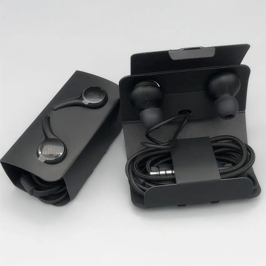AKG Handsfree - Universal AKG Handfree For All Android Devices Having 3.5mm Headphone Jack - Tuned By Samsung - PUBG AKG Earphone - Handfree For Music - EO-IG955 - Black Color