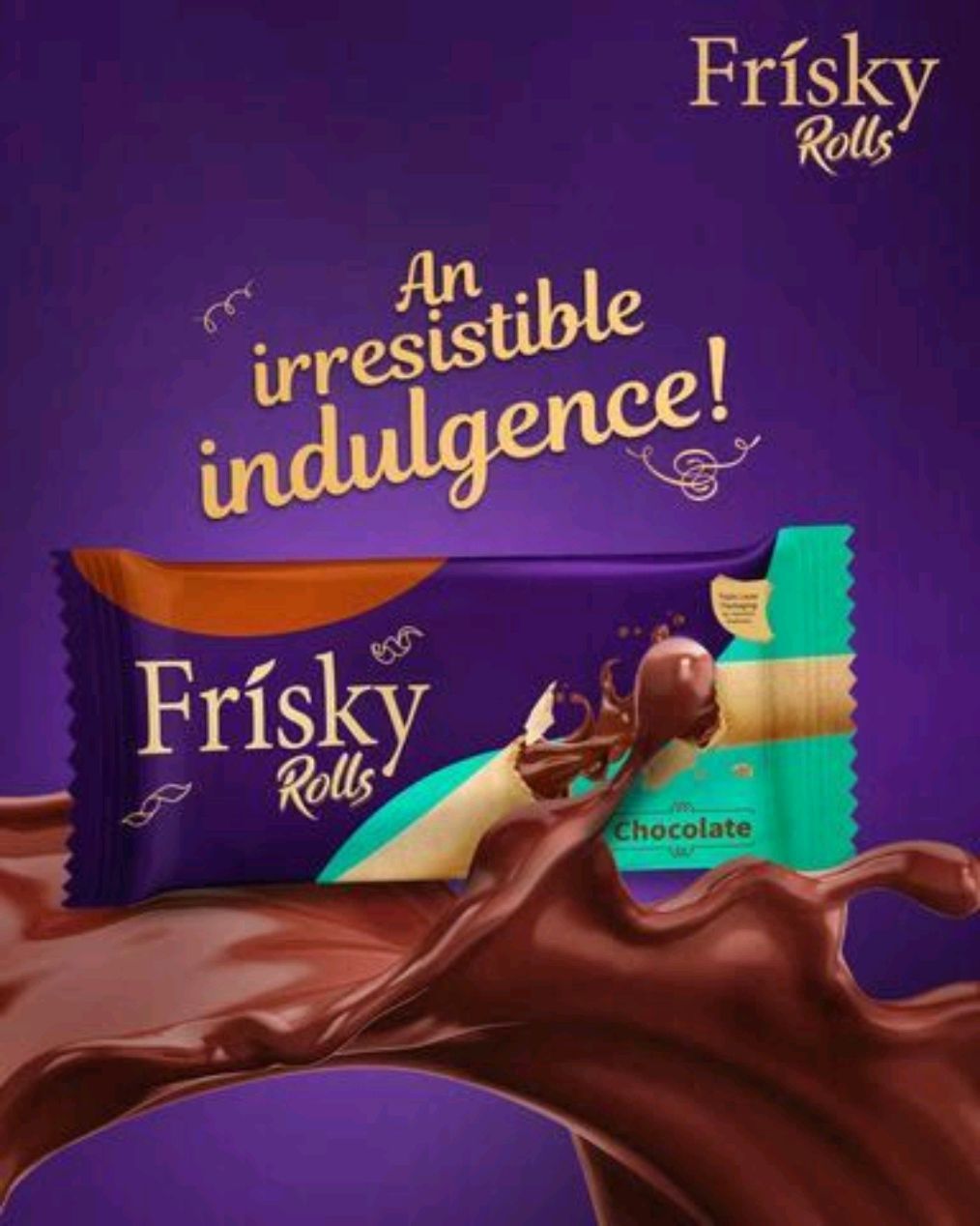 Innovative Frisky Rolls Chocolate 86.4g