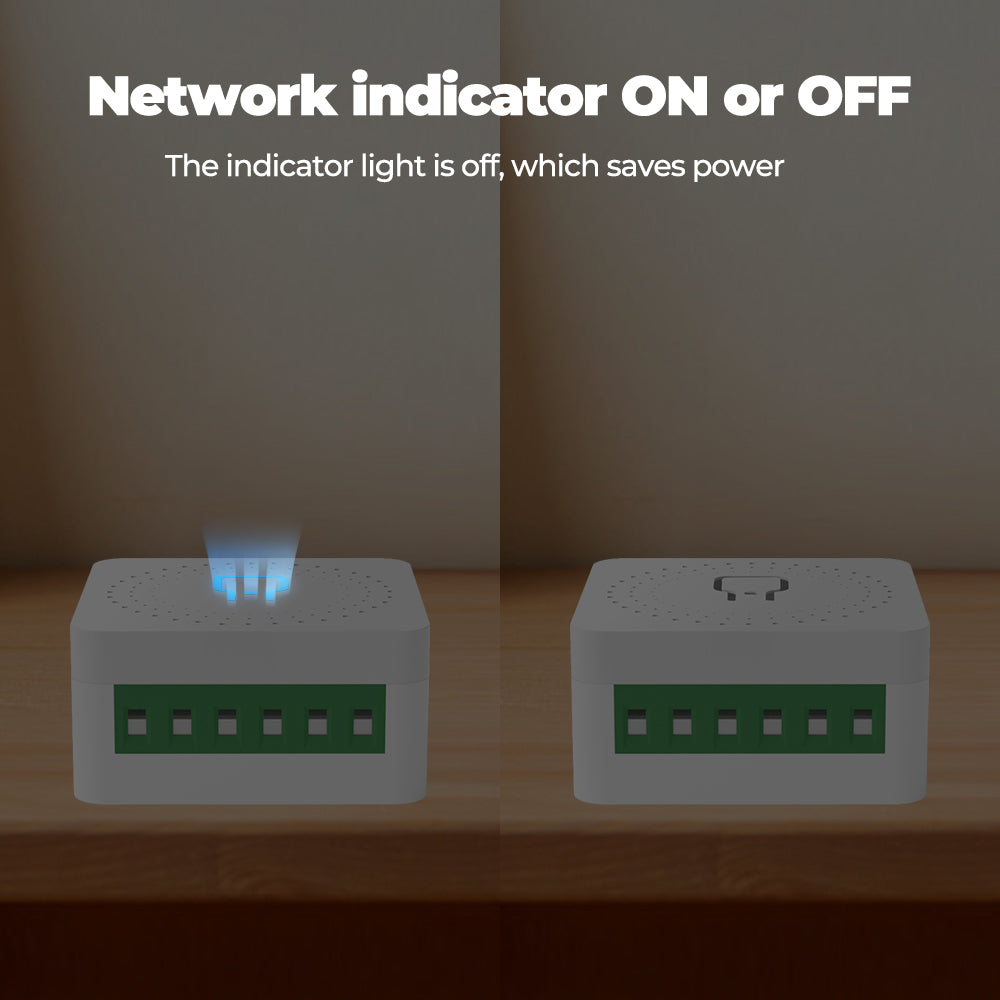 Mini Wifi Smart Switch Light 16A 2 Way Module On Off Breaker Wireless Remote Voice Timer Timing App for Google Home Alexa