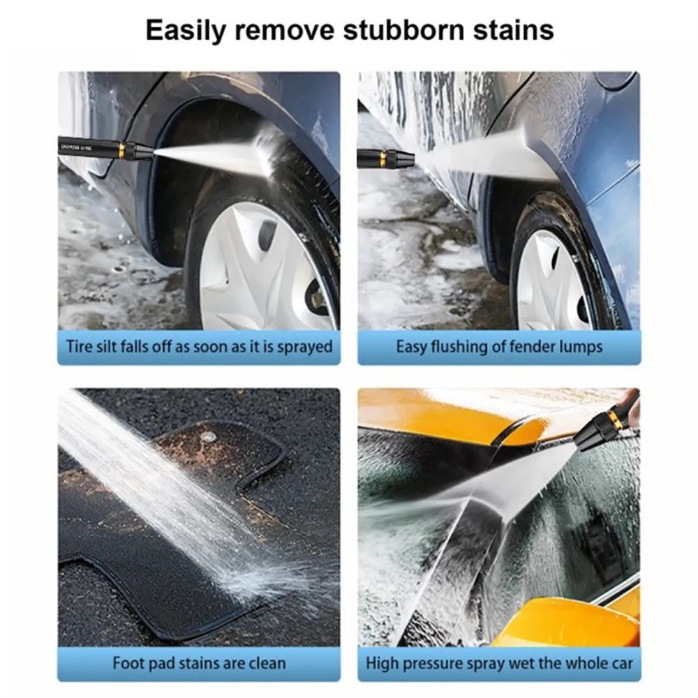 Portable High Pressure Water Gun For Cleaning Car Wash Machine Garden Watering Hose Nozzle Sprinkler TD Spray 1/2" Pipe, & Bike Gun, Jet Nozzles Pipe Gardening, Window Nozzle, Gardening Water Sprayer Gun