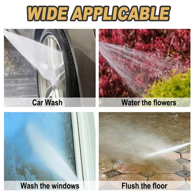 Portable High Pressure Water Gun For Cleaning Car Wash Machine Garden Watering Hose Nozzle Sprinkler TD Spray 1/2" Pipe, & Bike Gun, Jet Nozzles Pipe Gardening, Window Nozzle, Gardening Water Sprayer Gun