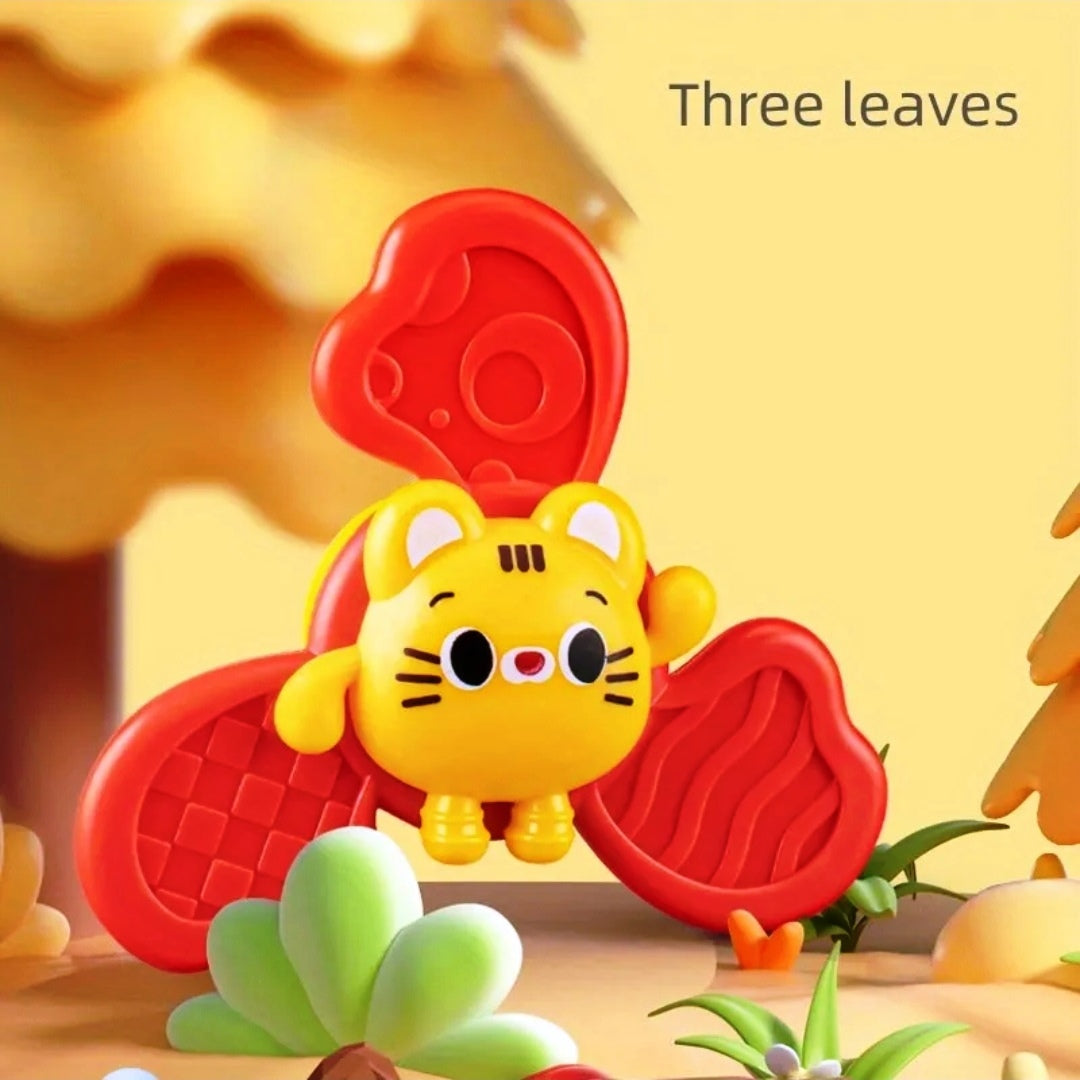 Baby Rattles Set, With Suction Cup Spinner Toy, Suitable For Travel, Dining Table & Bathroom