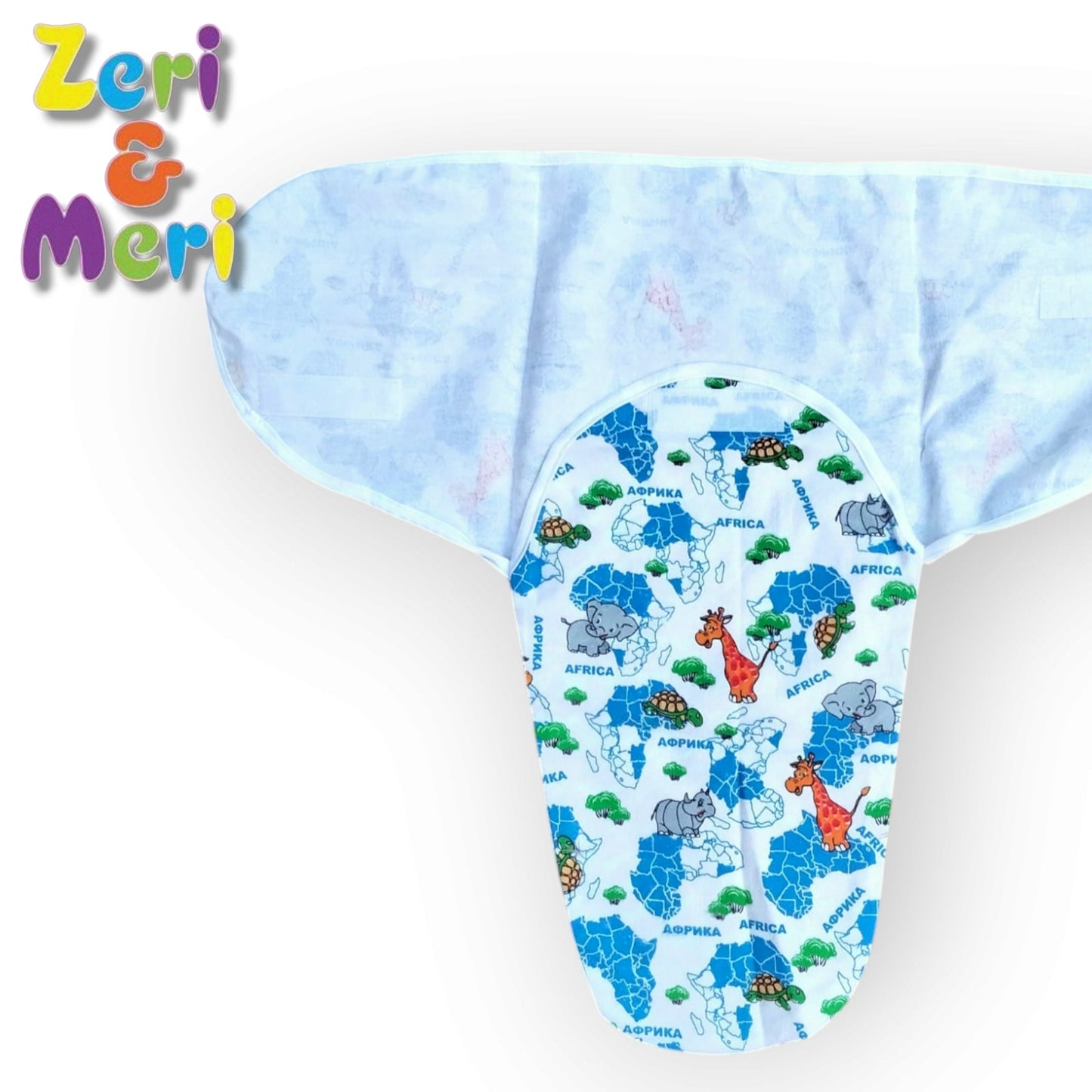 ZERI & MERI High Quality Super Soft Summer Newborn Baby Infant Swaddle Wrap Sheet 0-3 month(Random Colore)