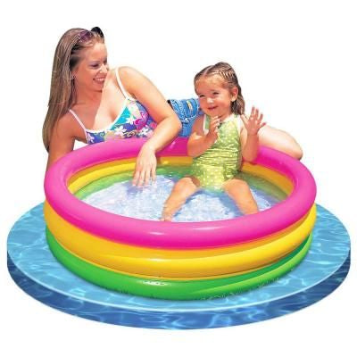 Inflatable Kids Swimming Pool - 2 feet - Baby Bath Tub wet set water tube kids big Floaties Toys