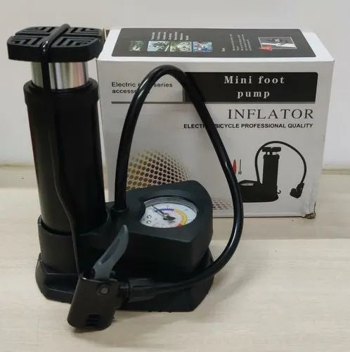 Heavy-Duty Foot Bike Pump for Bicycle Ball Scooter Car Inflatable Toys Mini Pump-High Pressure Foot Air Pump