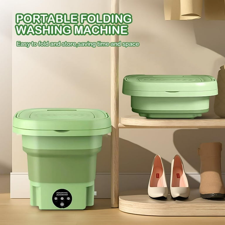 🧺 Mini Portable Foldable Washing Machine with Dryer – Compact Electric Washer for Baby & Travel Use