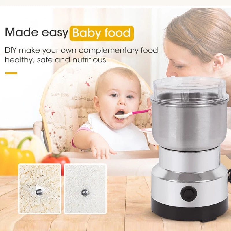 mini chopper - juicer machine - juicer blender machine - hand blender - Mini Grinder - Blender Electric Spice Grinder (VM-8300) Vitamax stainless Steel Electric Coffee Grinder and Blender VM-8300 Perfect Kitchen tool By Vitamax