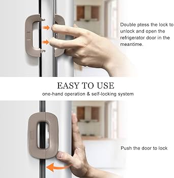 Child Safety Refrigerator lock E Fridge Door Stopper Child Proof Baby Safety Care Freezer Lock EACH