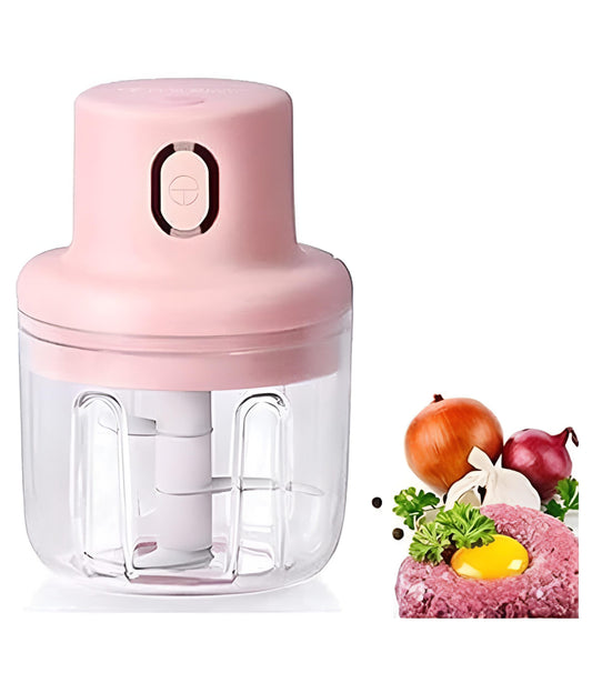 (250ml) Single Bowl Usb Rechargeable Mini Grinder Food Chopper (250ml)
