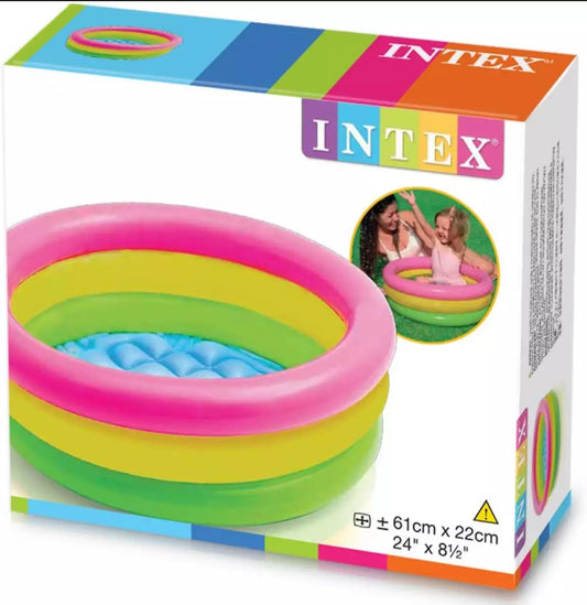 Inflatable Kids Swimming Pool - 2 feet - Baby Bath Tub wet set water tube kids big Floaties Toys