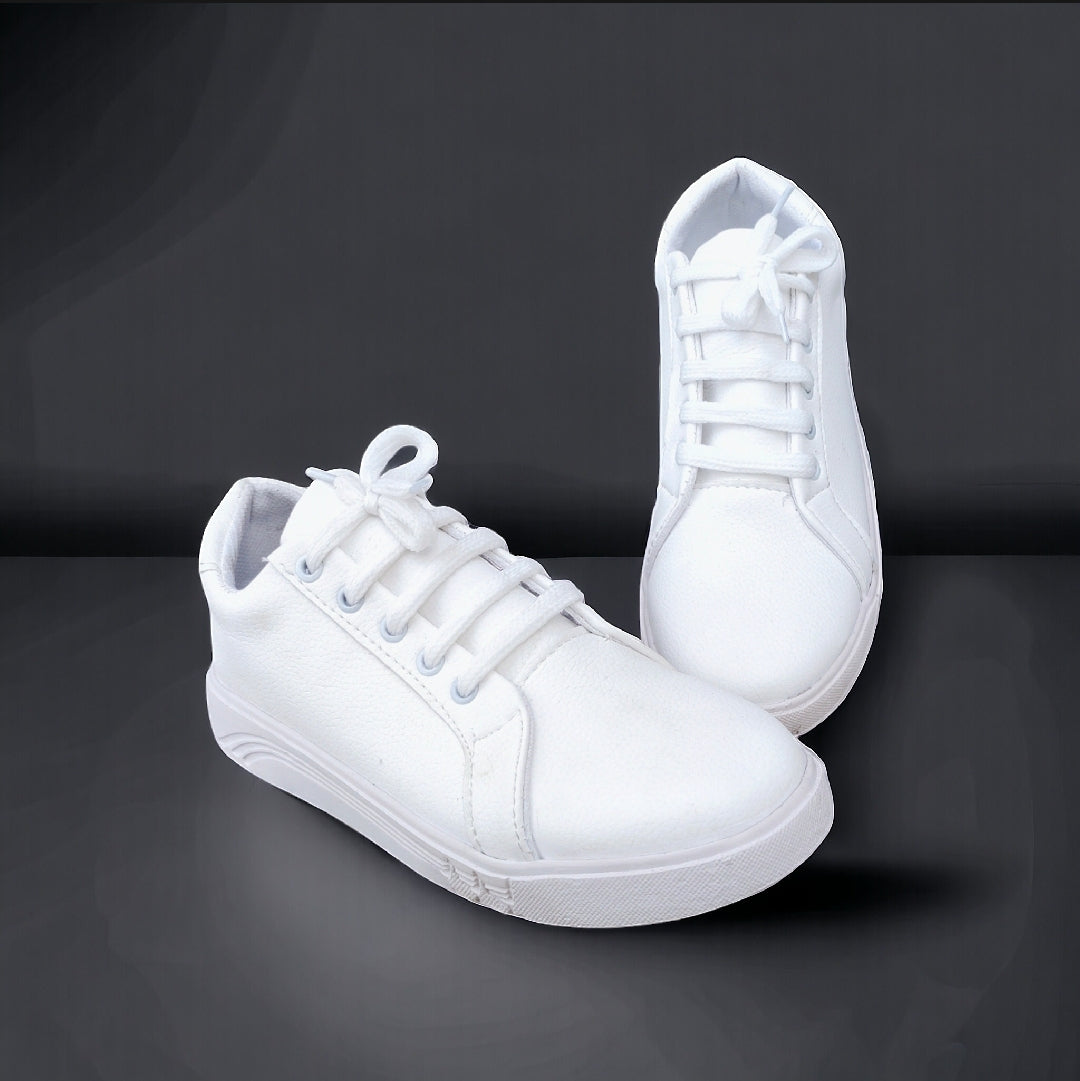 White Fashionable Casual Sneaker Shoes For Mens Comfortable Sneakers Shoes Men's Casual Sneaker, Classic Low Top Moccasin Style, Fashion Shoes For Mens (Lace Up & Slip-On)