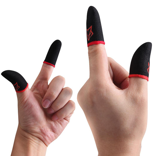 🎮 Anti-Slip Mobile Gaming Finger Sleeves (Pair) | Sweat-Proof Thumb Gloves for Touchscreen Precision | Ultra-Thin & Breathable