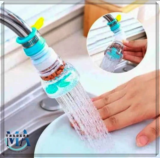 Kitchen Organizers 360 Degree Rotatable & Adjustable Fan Faucet with Clip, Flexible Kitchen & Bathroom Sink Tap Water Filter, Anti-Splash Aerator & Water Saving Nozzle for Efficient Kitchen & Bathroom Sink.