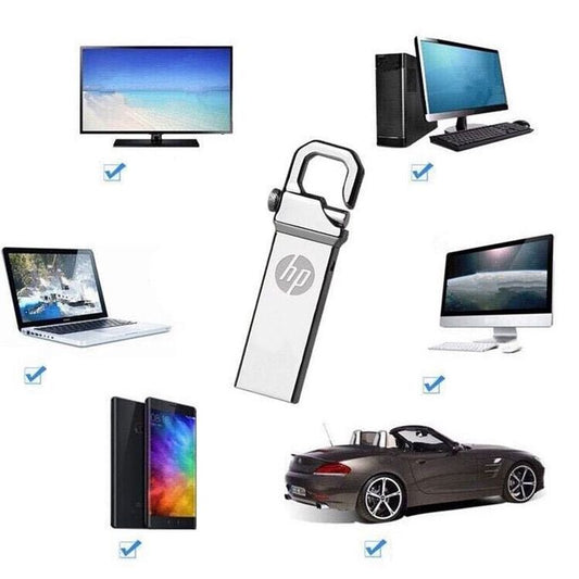 HP Flash Drive 128 GB 64 GB 32 GB USB Good Speed 3.0/2.0 Flash Memory Stick USB Drive + OTG Adapter (1 YEAR WARRANTY) -