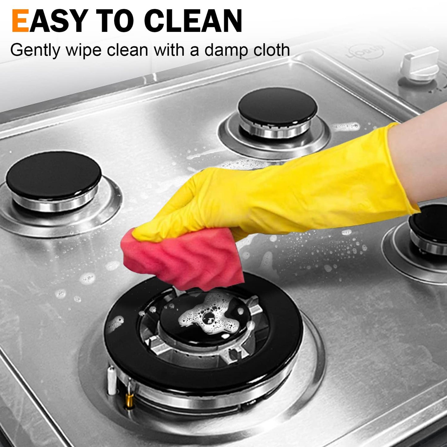 Premium Double-Sided Microfiber Cleaning Towel – Yellow & Grey – Ultra Soft, Lint-Free, High Absorbent Cloth for Car, Home & Kitchen – Imported Microfiber Cloth