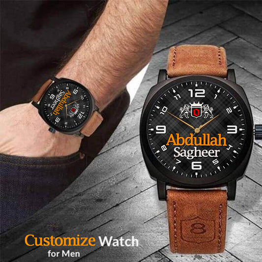 Good Quality Customize Name Stylish Watch For Boys