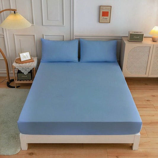 Jersey Fitted Bed Sheet With Pillow Covers