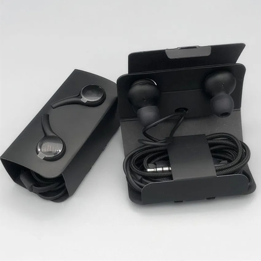 AKG Handsfree - Universal AKG Handfree For All Android Devices Having 3.5mm Headphone Jack - Tuned By Samsung - PUBG AKG Earphone - Handfree For Music - EO-IG955 - Black Color