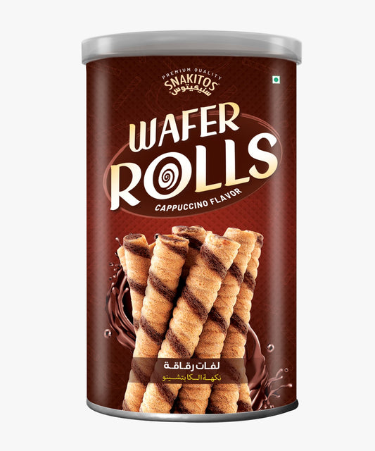 Fm Foods Snakitos Wafer Rolls Cappuccino